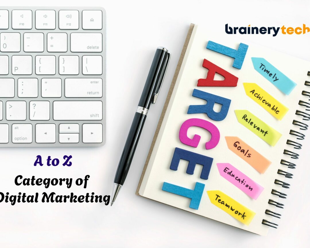 A to Z Category of Digital Marketing